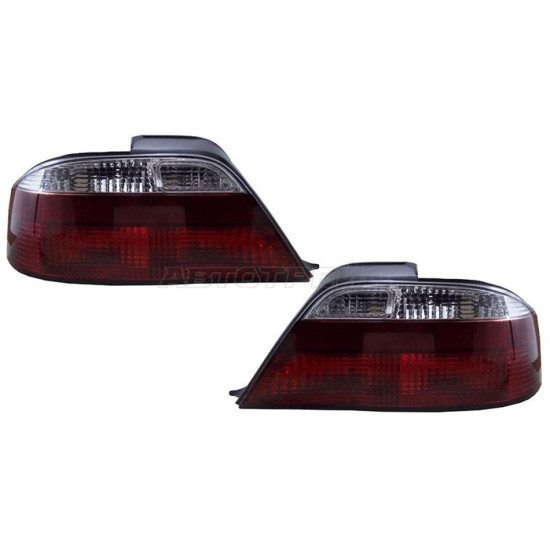Фонарь задний HONDA INSPIRE/SABER 99-03 лев+RH комплект, бело-красный хрусталь DEPO