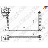 Радиатор Mercedes-Benz Sprinter 00-06 / Sprinter classic RUS 13-18 SAT