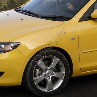 Крыло переднее левое с отверстием в цвет кузова Mazda 3 BK (2003-2009) седан Крыло переднее левое с отверстием в цвет кузова Mazda 3 BK (2003-2009) седан