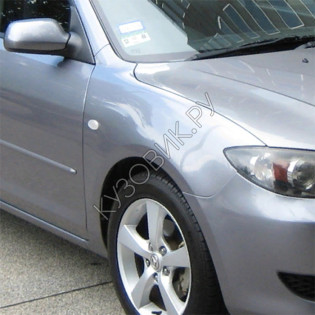 Крыло переднее правое с отверстием в цвет кузова Mazda 3 BK (2003-2009) седан Крыло переднее правое с отверстием в цвет кузова Mazda 3 BK (2003-2009) седан