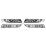 Фары противотуманные Ниссан Альмера Nissan Almera Classic B10 (2006-2012) комплект 2 штуки левая и правая TYC высокое качество