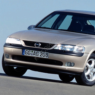 Бампер передний с отверстиями под птф в цвет кузова Opel Vectra B (1995-2002)